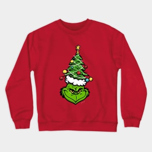 Christmas tree hat 2 Crewneck Sweatshirt